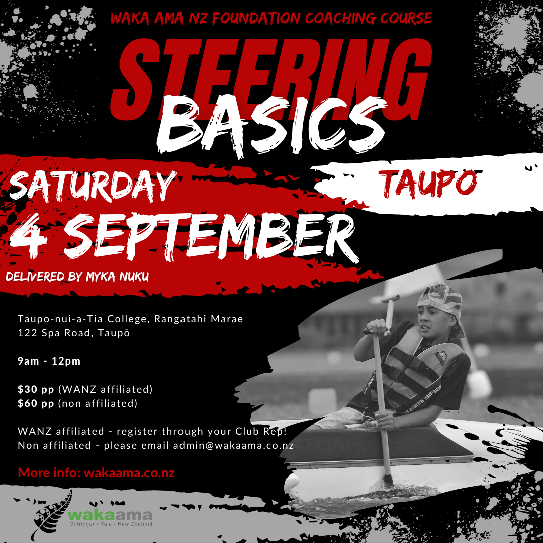 Enter now! Foundation Coaching - Steering Basics (Taupō)